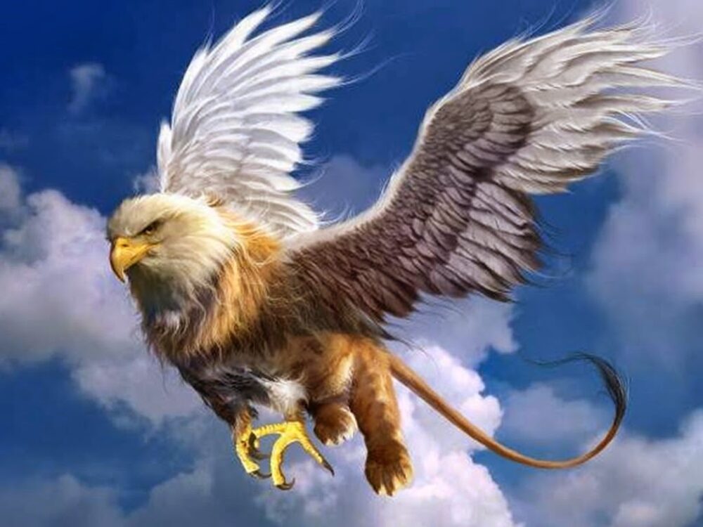 Le griffon est un animal mythologique rare