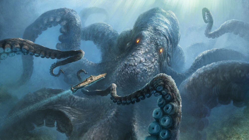 Le kraken est l'un des animaux mythologiques les plus redoutés